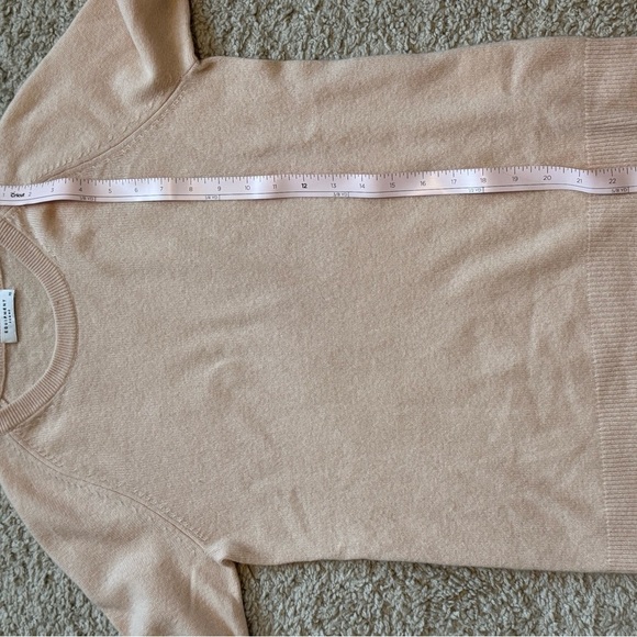 Equipment Sloane Cashmere Crew Neck Sweater, Pale Pink/Peach XS - Picture 4 of 7